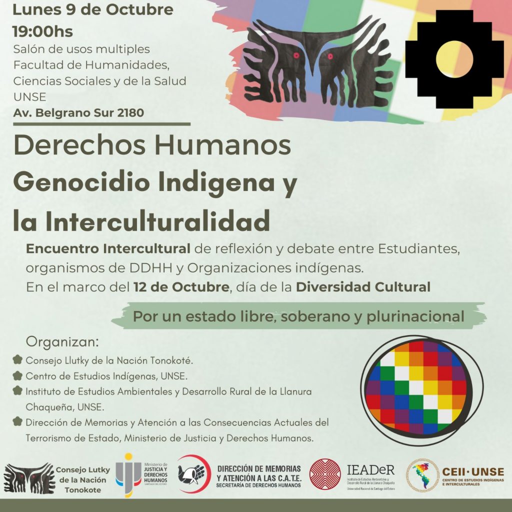 Encuentro: Derechos Humanos. Genocidio Indígena y la Interculturalidad